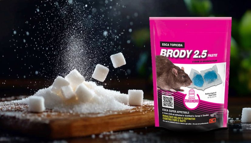 Brody 2.5 pasta 150g - Cukr