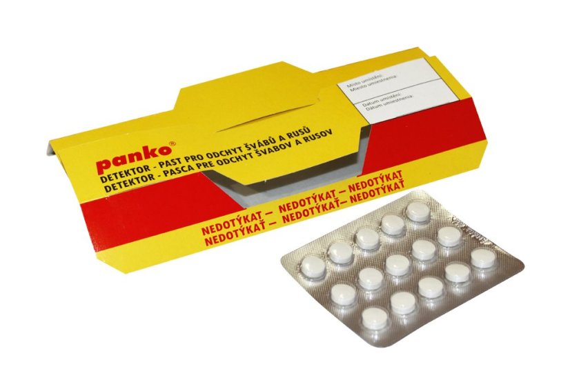 Lepová past „Pagoda“ na šváby a rusy s atraktantem v tabletě – 15 ks