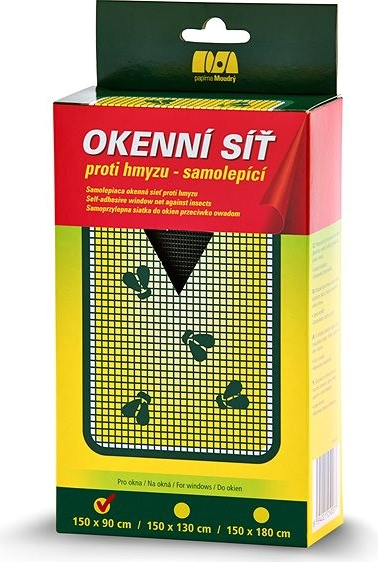 Okenní siť proti hmyzu 150 x 90 cm