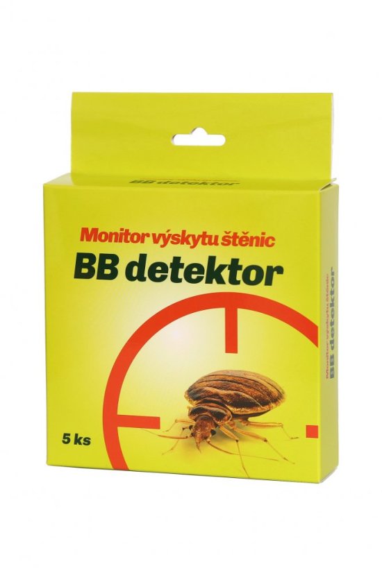 Lepový monitor na štěnice (pod postel) 5 ks papír