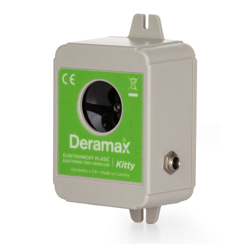 Deramax - Kitty - Ultrazvukový odpuzovač - plašič koček a psů