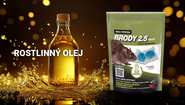 Brody 2.5 pasta 150g - Rostlinný olej