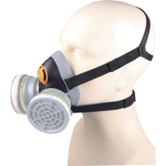 Ochranná polomaska z polypropylenu - termoplastu M6400EGT