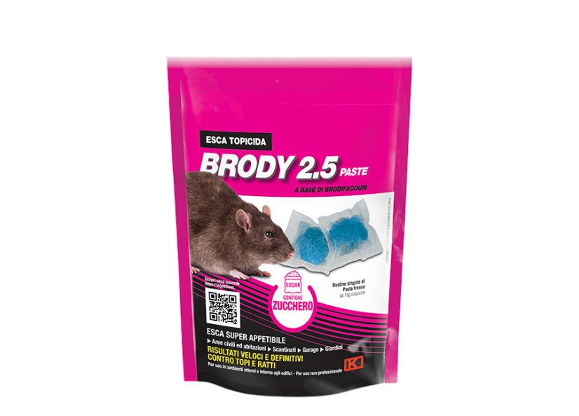 Brody 2.5 pasta 150g s příchutí