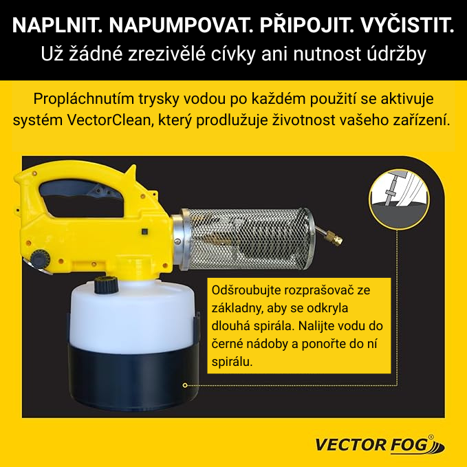 Vectorfog BY-200 – kompaktní butanový zamlžovač s technologií