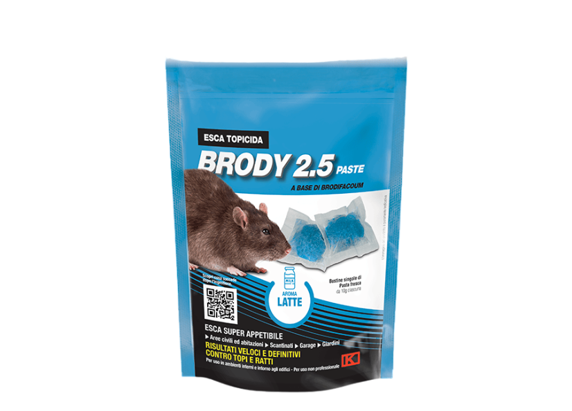 Brody 2.5 pasta 150g - Mléko
